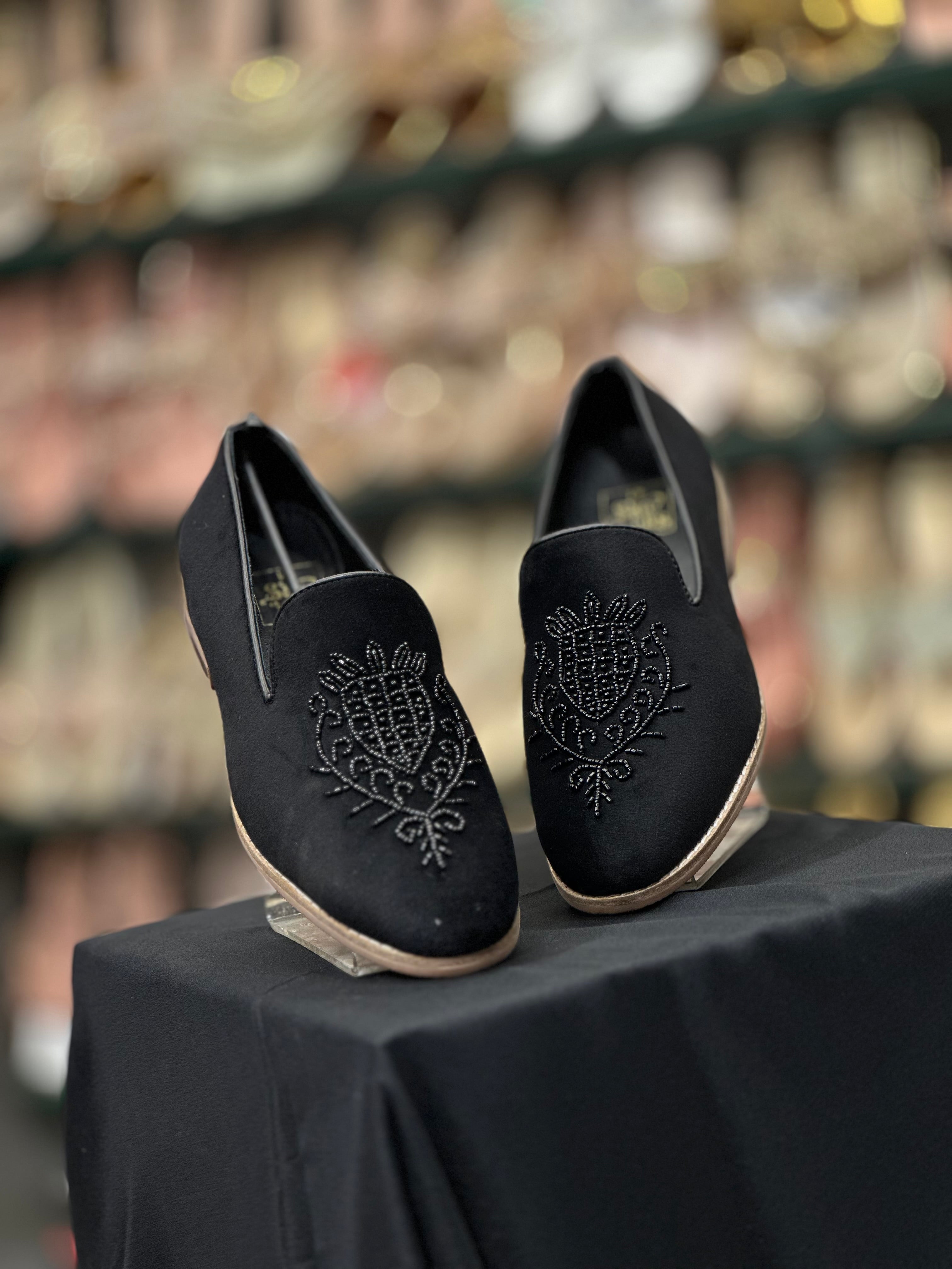 BLACK WEDDING LOAFER